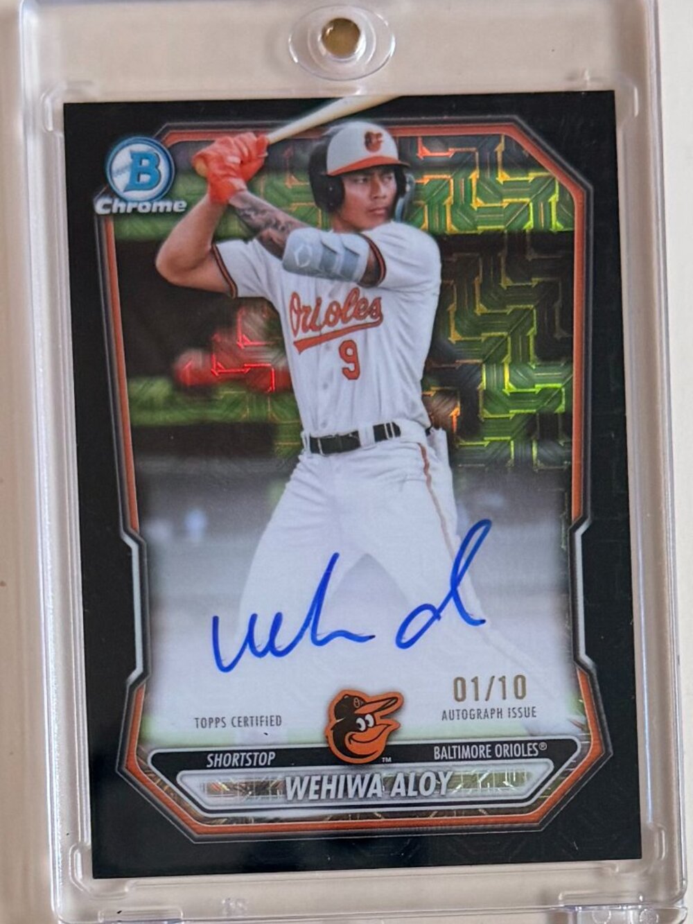 Wehiwa Aloy 2026 Bowman Black Wehiwa Aloy Auto #1/10